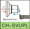 MZG品牌CH型侧面排刀式式车削刀柄CH-SVUPL型 图片价格